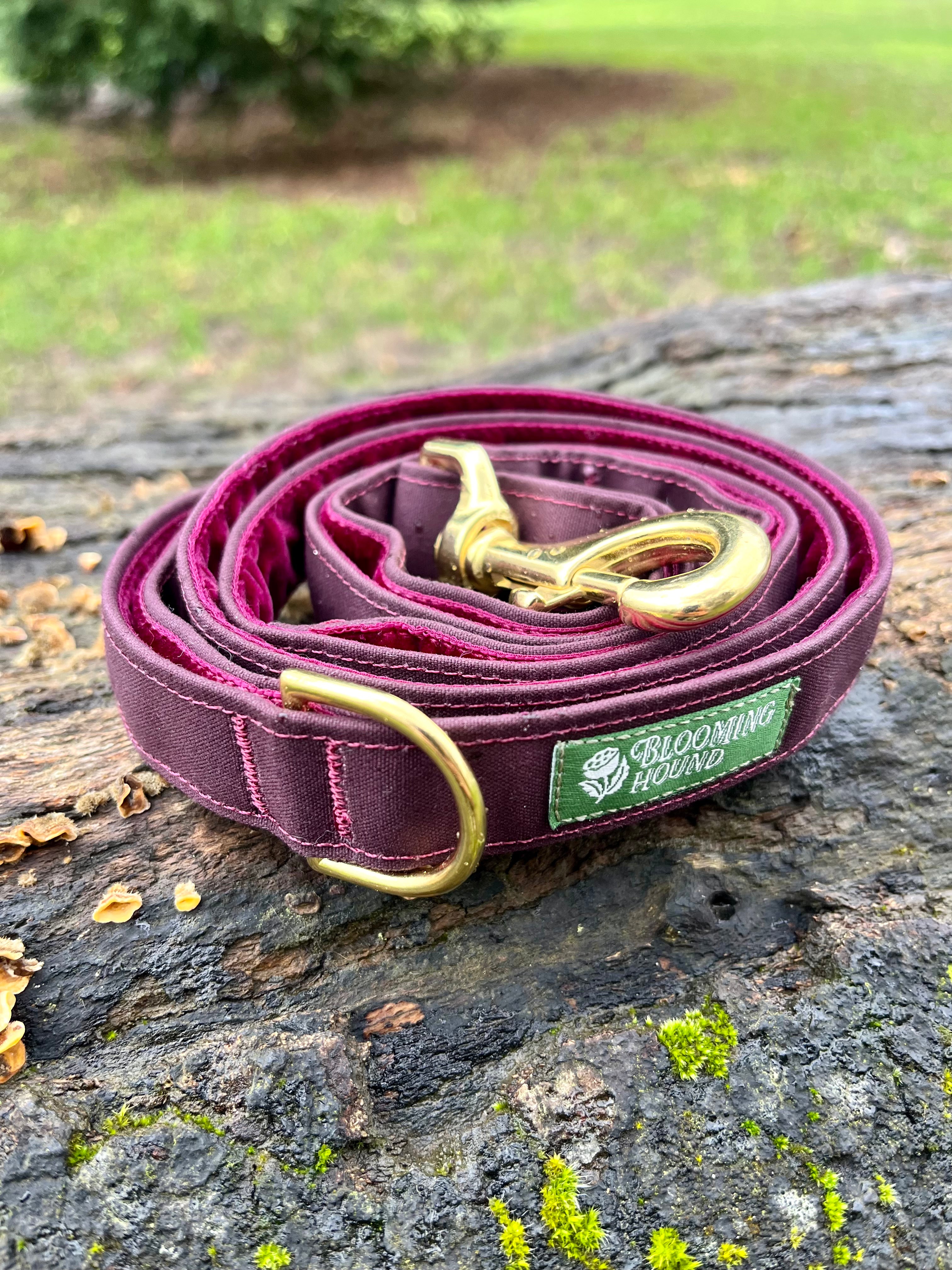 Moor Waxed Canvas Dog Lead